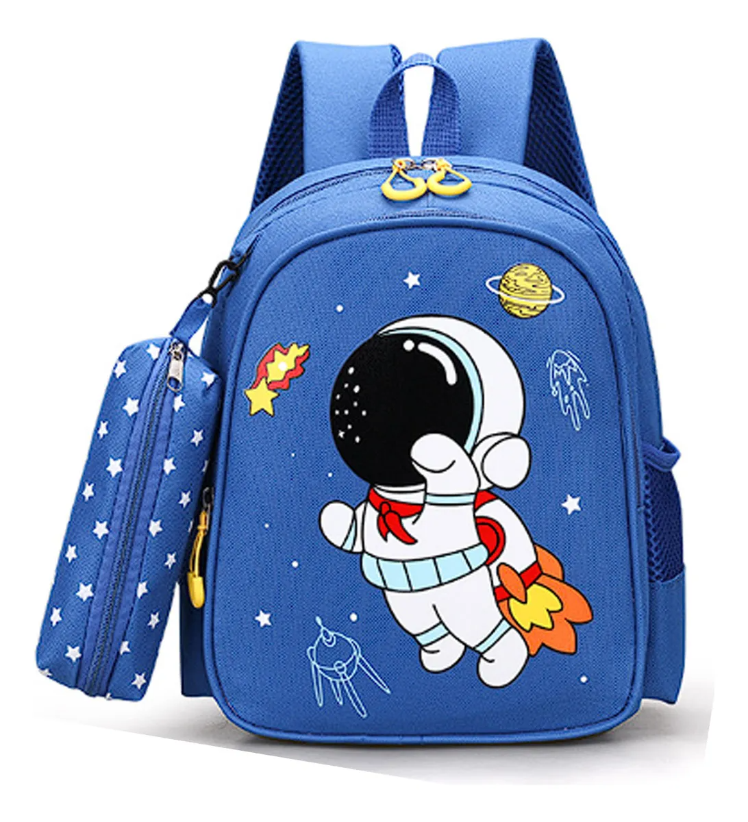 Mochila Impermeable Para Alumnos De Primaria, Mochila Para Niño, Diseño En Tela De Nailon, Astronauta