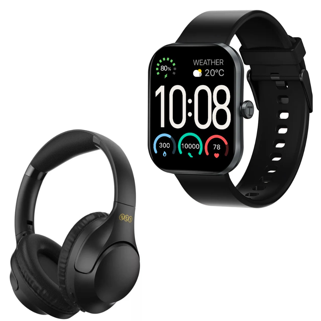 QCY H2 Pro Audífonos Diadema + Smartwatch Haylou S6