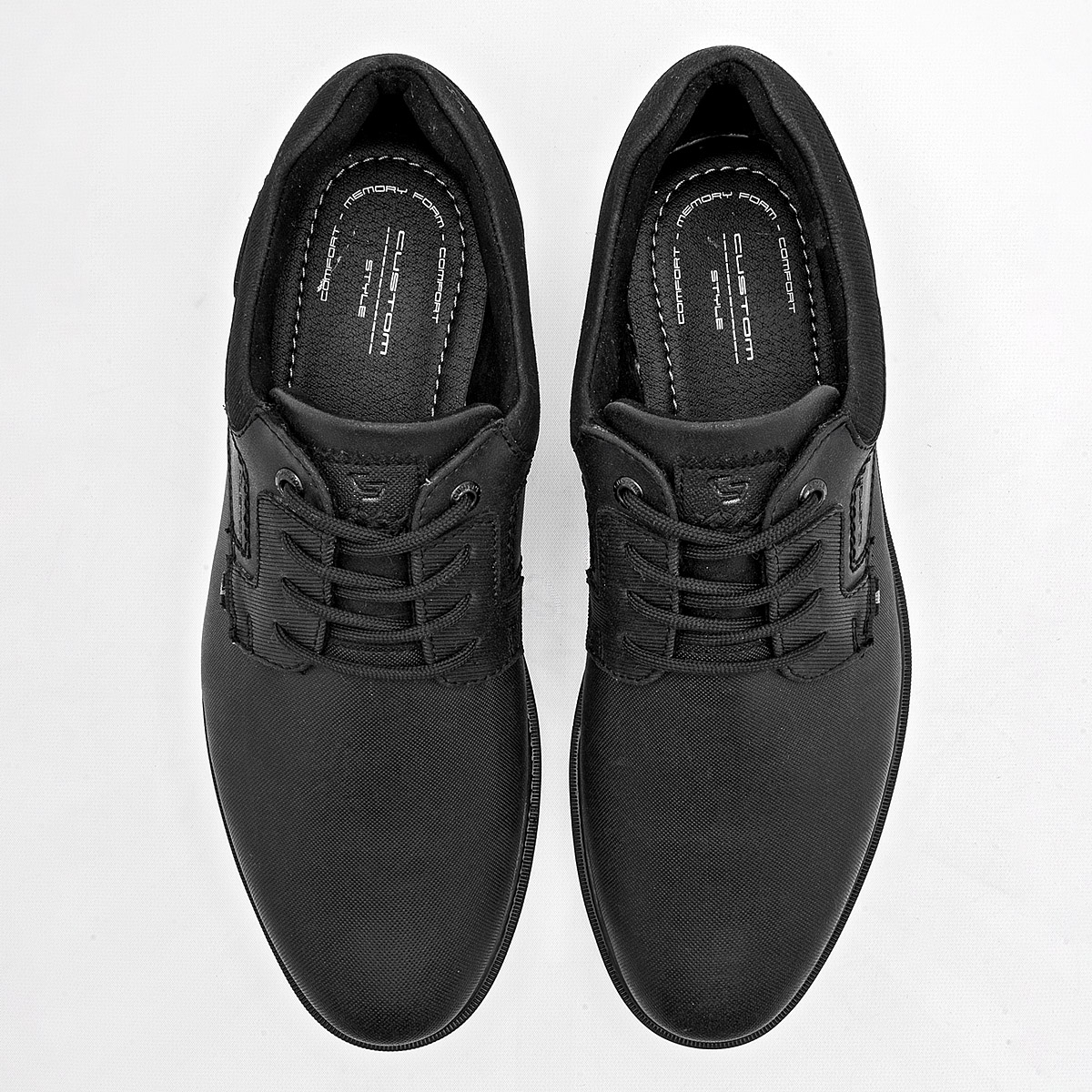 ZAPATO DE VESTIR NEGRO TOTAL PARA HOMBRE EN PIEL COLOR NEGRO 8900