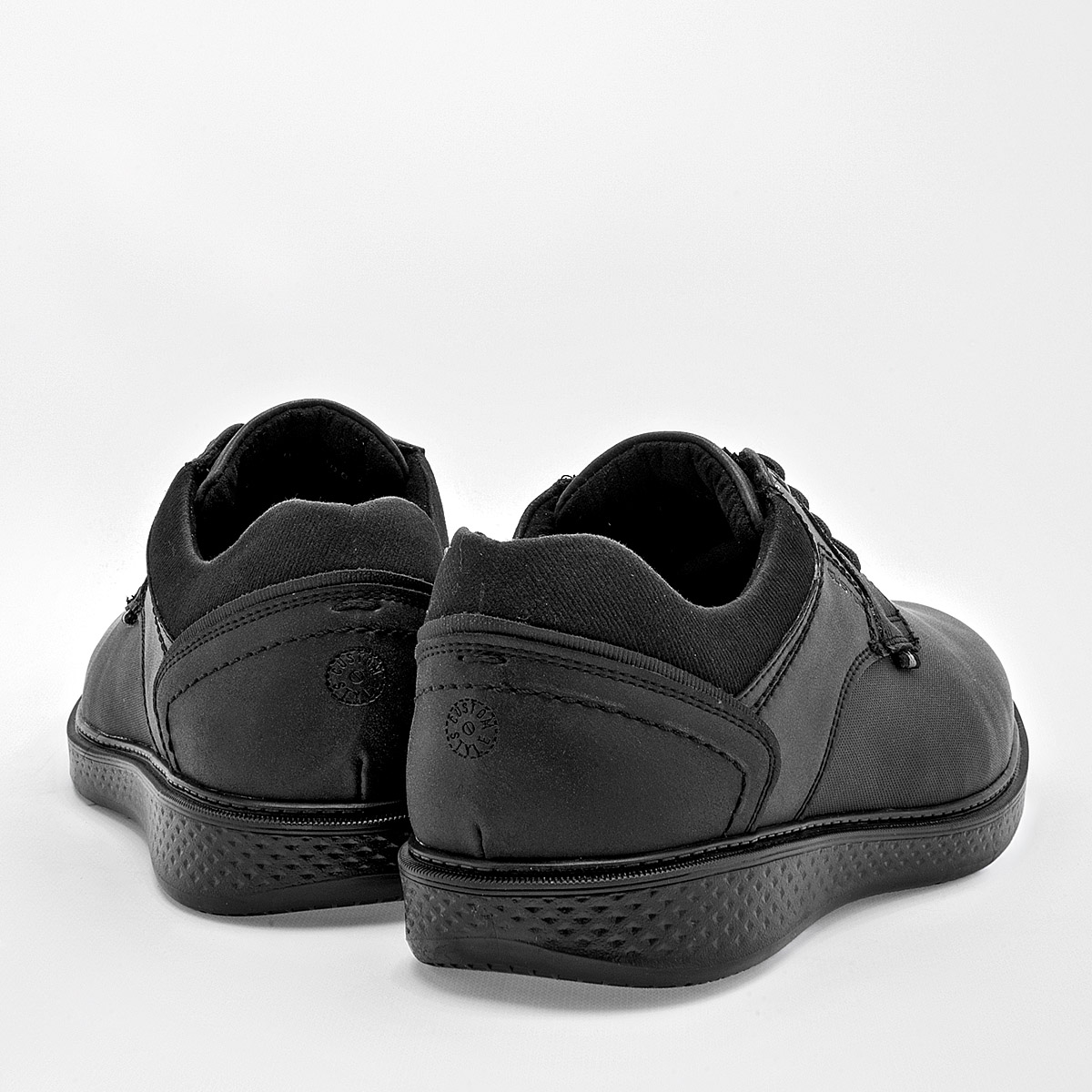 ZAPATO DE VESTIR NEGRO TOTAL PARA HOMBRE EN PIEL COLOR NEGRO 8900