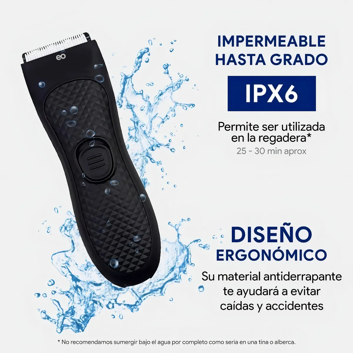 Rasuradora Eléctrica Cuerpo Y Barba, Impermeable