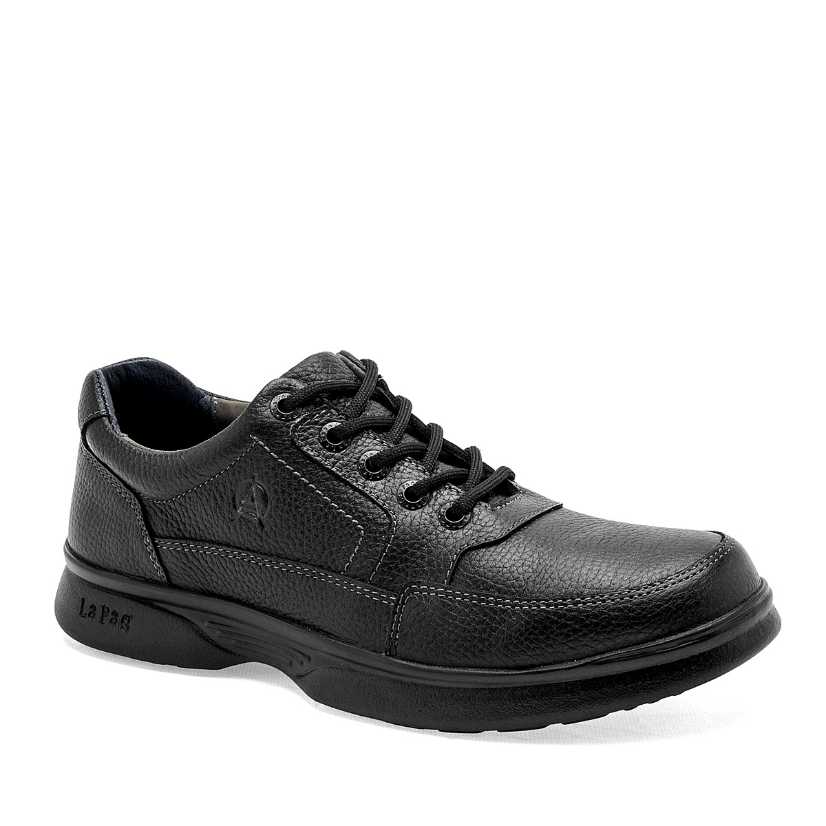 ZAPATO DE CASUAL LA PAG PARA HOMBRE EN  PIEL COLOR CAFE 347