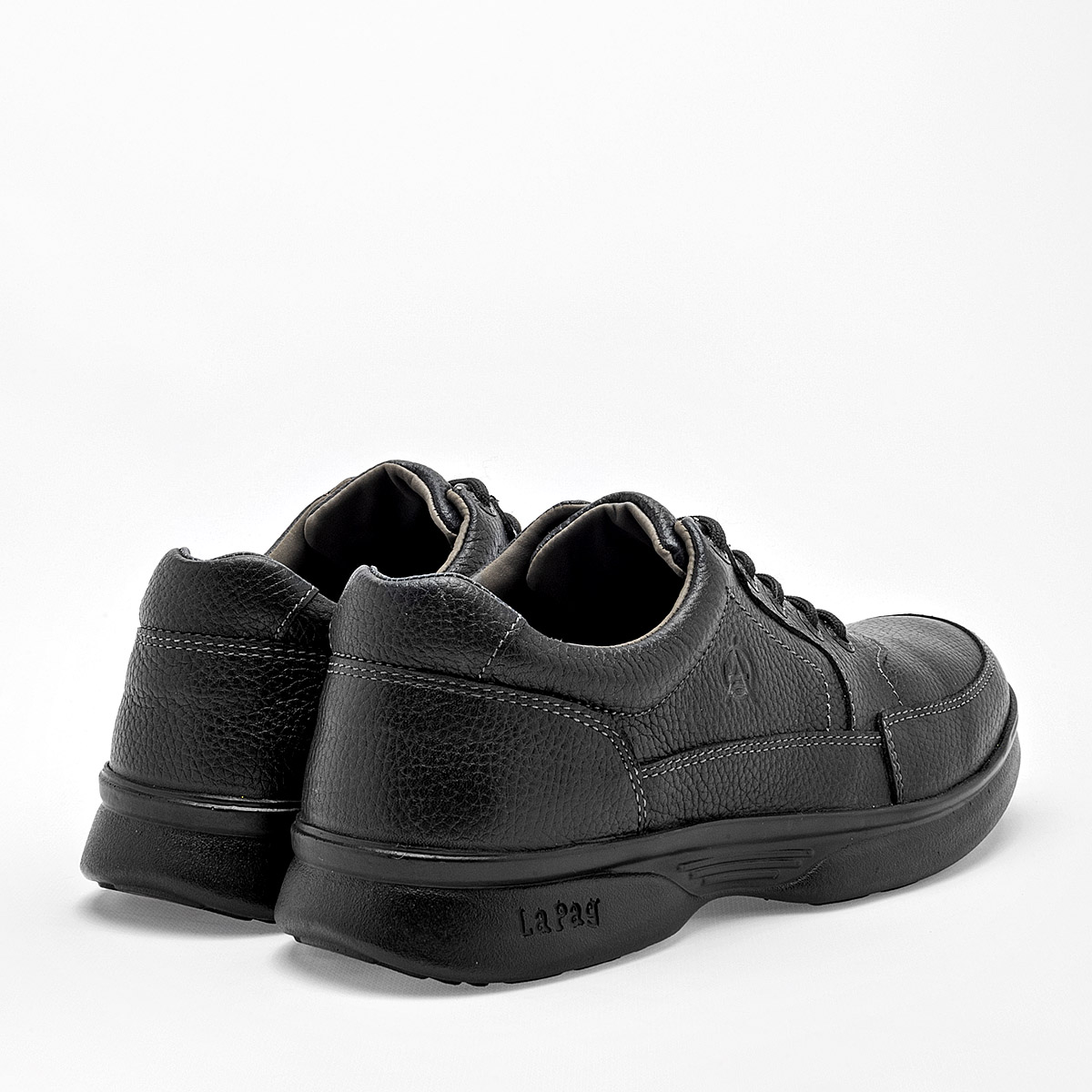 ZAPATO DE CASUAL LA PAG PARA HOMBRE EN  PIEL COLOR CAFE 347