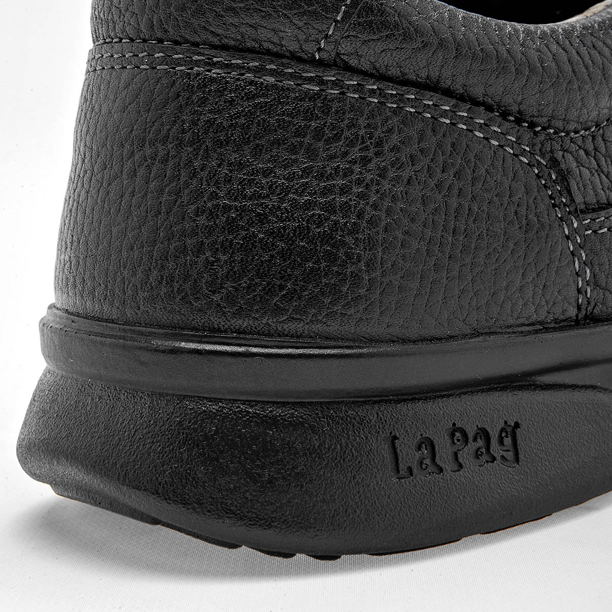 ZAPATO DE CASUAL LA PAG PARA HOMBRE EN  PIEL COLOR CAFE 347