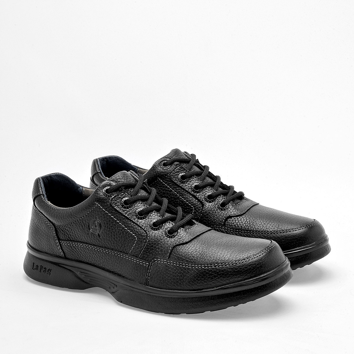 ZAPATO DE CASUAL LA PAG PARA HOMBRE EN  PIEL COLOR CAFE 347