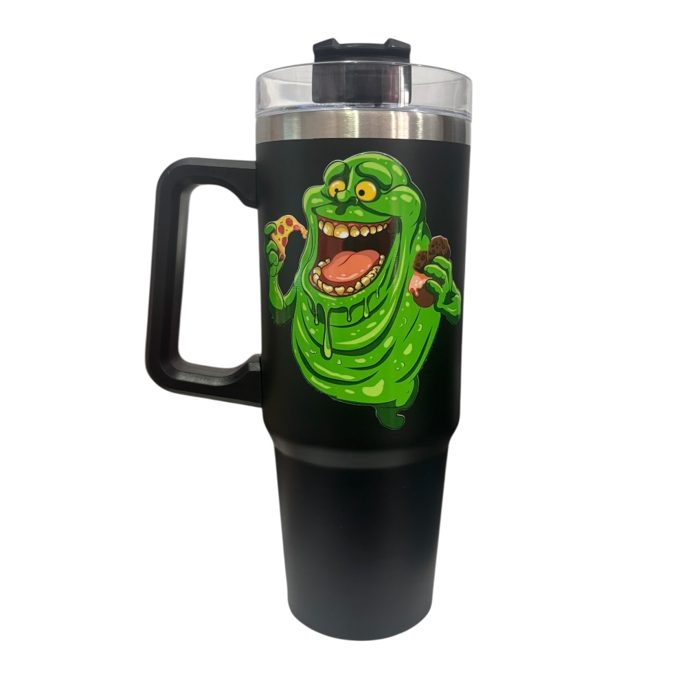 Termo de acero inoxidable color Negro, Pegajoso 30 Oz