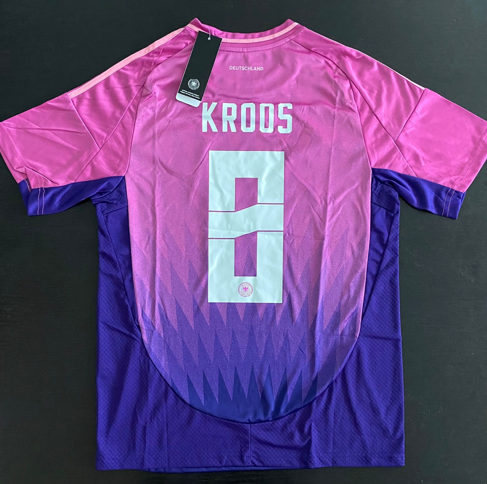 Jersey Toni Kroos 8 Morada 2024 Visita  Talla XL