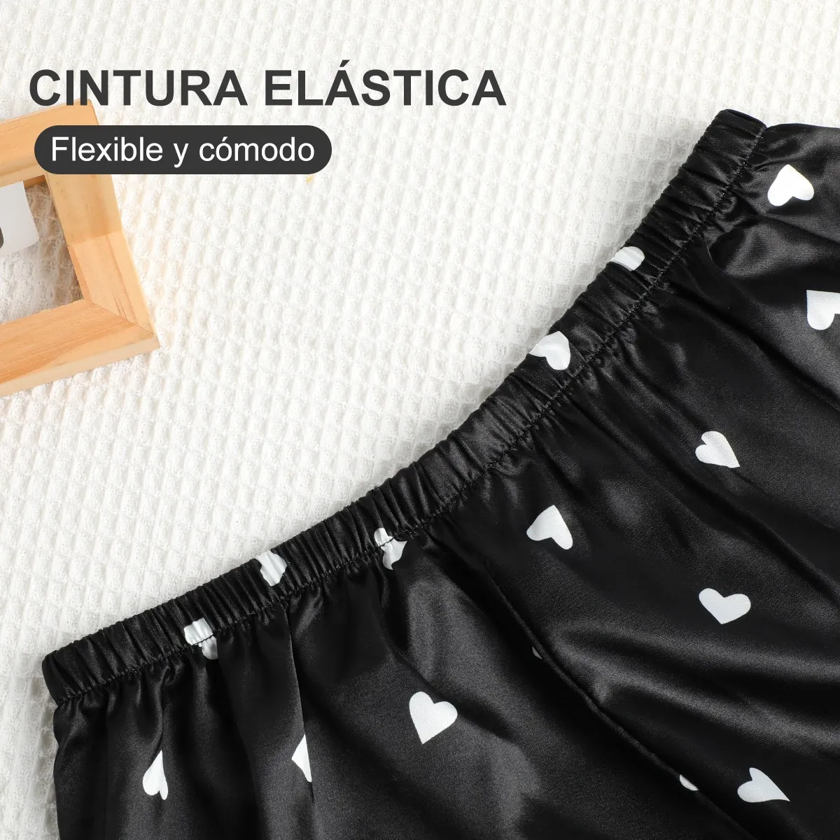 Pijama Para Mujer De Seda Sexy Cómodo Y Elegante Conjunto TALLA MEDIANA