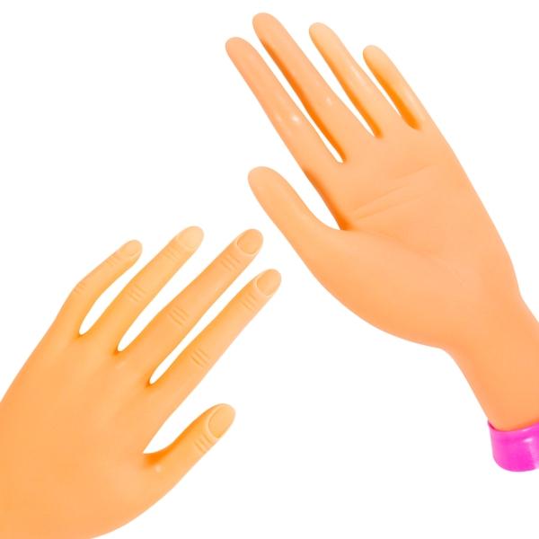Mano De Practica Uñas Acrílicas Exhibición Maniquí Silicona