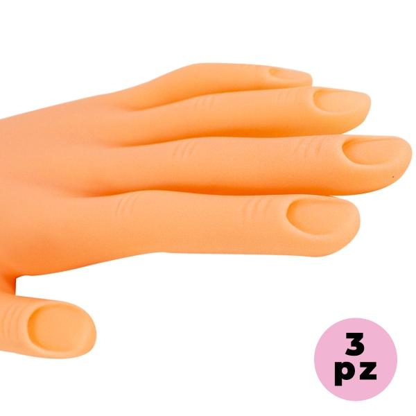 Mano De Practica Uñas Acrílicas Exhibición Maniquí Silicona