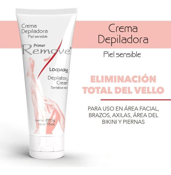 Crema Depilatoria Remove Depilacion Zona Genital 220 Grs