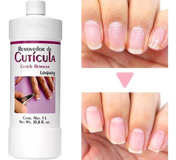 Removedor Ablandador De Cutícula Manicura Loquay 1 Litro