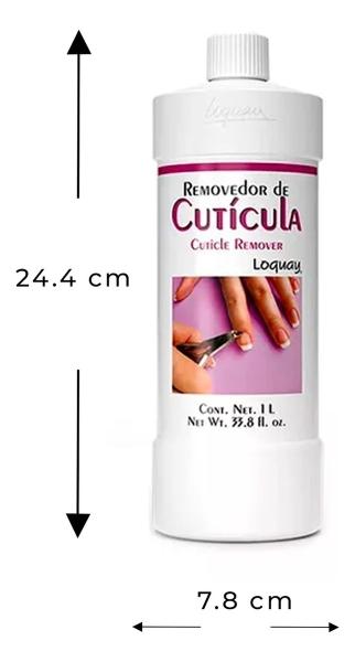 Removedor Ablandador De Cutícula Manicura Loquay 1 Litro
