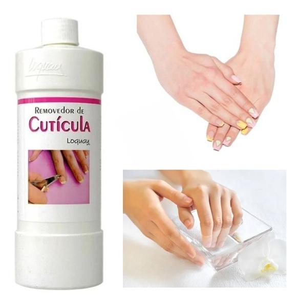 Removedor Ablandador De Cutícula Manicura Loquay 1 Litro