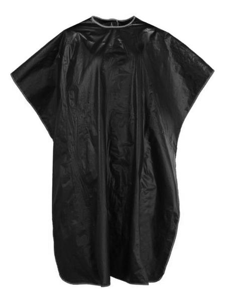 Cubridor Peinador Estilista Plastico Negro Largo Barber CUP