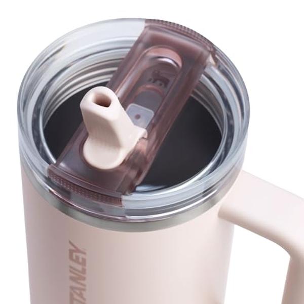 Vaso Stanley Quencher ProTour con pajita y tapa hermética de 1,2 litros | Pajita y asa integradas | Compatible con portavasos para viajes | Vaso térmico de acero inoxidable | Sin B