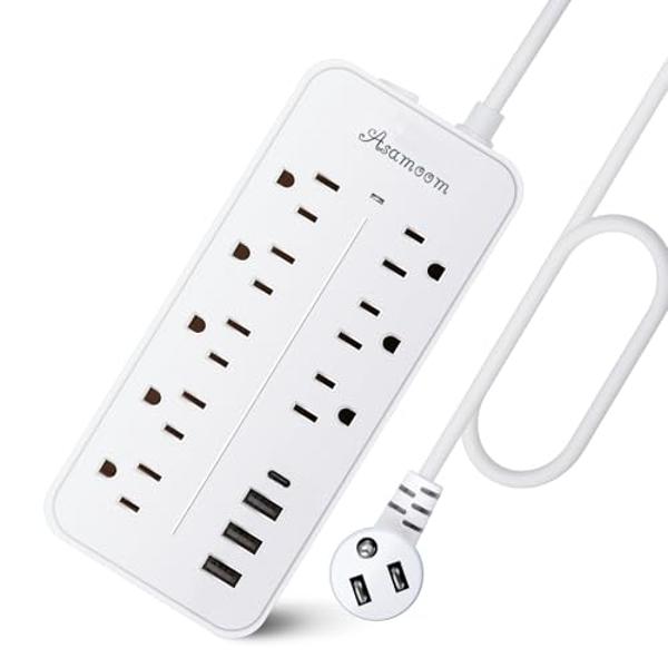 Extensor de tomacorrientes de alta resistencia Tripp Lite Isobar ISOBLOK2-0, regleta de enchufes de pared con protección contra sobretensiones, 2 tomacorrientes, conexión directa, 