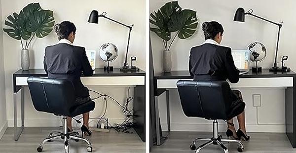 Sleek Socket - Corrector de enchufes ultrafino original y patentado con kit para ocultar cables, cable de extensión plano con protección contra sobretensiones y múltiples tomas, id