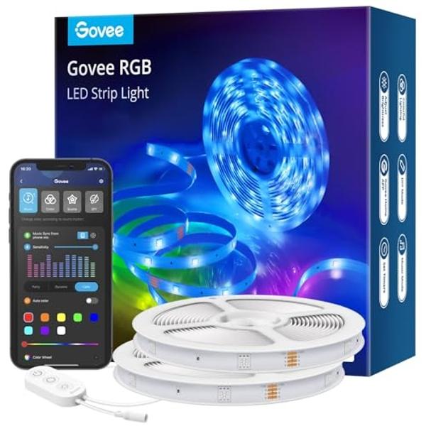 Govee Envisual TV LED Backlight T2 con cámaras duales, tira de luces LED RGBIC Wi-Fi de 3,6 m para televisores de 55 a 65 pulgadas, tira de luces doble, para decoración del hogar, 