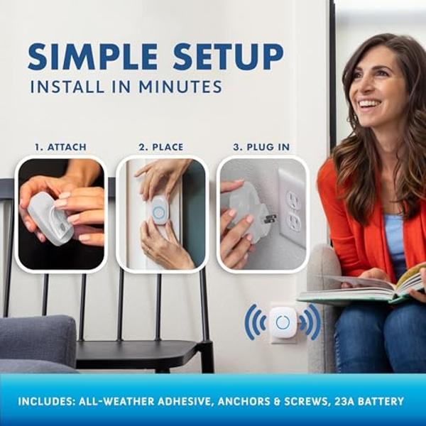Timbre con video WYZE y timbre (cuña horizontal incluida), video HD de 1080p, relación de aspecto 3:4 (vista de pies a cabeza), audio bidireccional, visión nocturna, cableado, comp