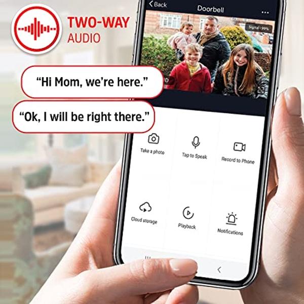 Soporte para timbre Blink, soporte adhesivo para timbre con video Blink, sin necesidad de taladrar, accesorio para el sistema de seguridad Blink. El timbre Blink no está incluido (