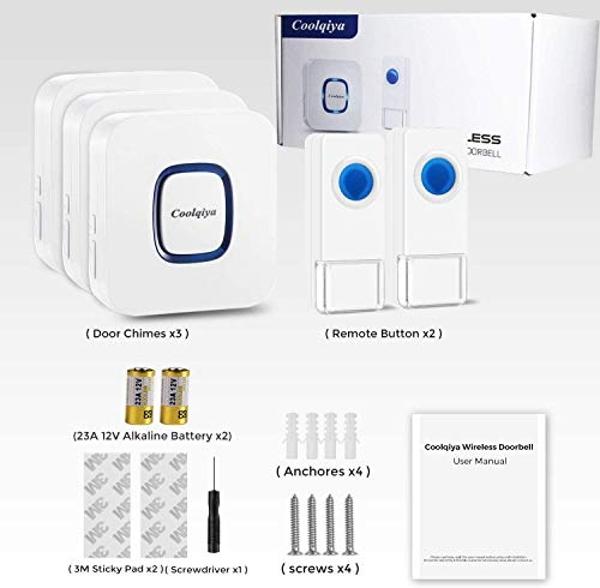YisTech - Sensor de movimiento inalámbrico con alerta de detección, alarma de seguridad para entrada de vehículos, timbre con detector de movimiento para puerta de tienda, localiza