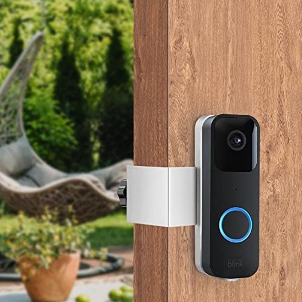 Soporte para timbre Blink, soporte adhesivo para timbre con video Blink, sin necesidad de taladrar, accesorio para el sistema de seguridad Blink. El timbre Blink no está incluido (