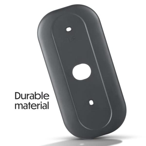 Placa de pared Wasserstein para timbre Google Nest (batería) - Hecho para Google Nest