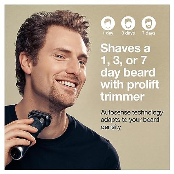 Afeitadora eléctrica Braun Series 9 Pro 9487cc para hombre, afeitadora en seco y húmedo, recargable, con estación de limpieza y carga y accesorio ProCare