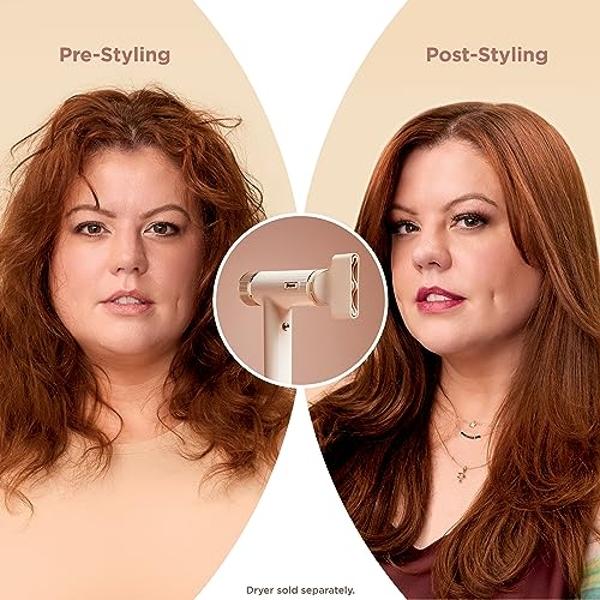 Secador de pelo de cerámica iónica Ion Whisper Quiet Lite, 1875 vatios, ligero, potente, 4 temperaturas, 2 velocidades