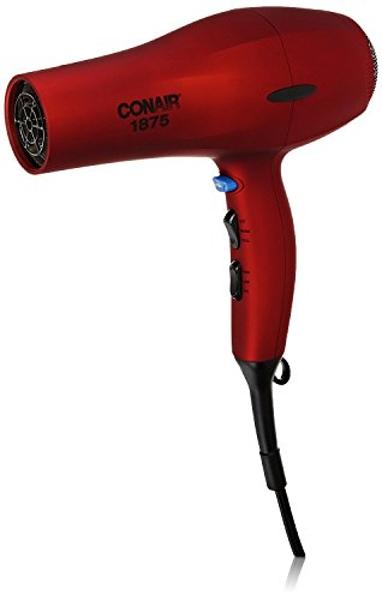 Secador de pelo compacto Panasonic nanoe para un cabello con aspecto saludable, portátil de 1400 W con mango plegable y boquilla QuickDry para un secado rápido – EH-NA27-K (negro/r