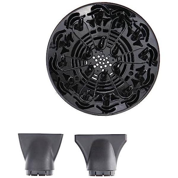 Secador de pelo de cerámica iónica Ion Whisper Quiet Lite, 1875 vatios, ligero, potente, 4 temperaturas, 2 velocidades