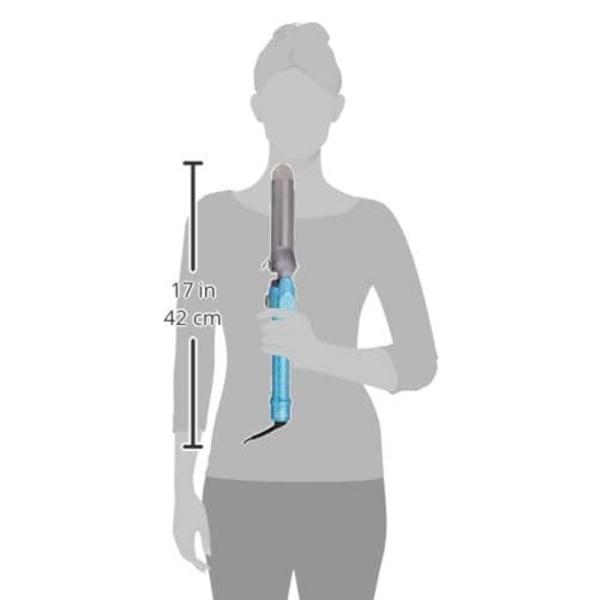 Rizador de pelo TYMO ROVY Beach Waves, rizador iónico de ondas profundas con 3 cilindros de cerámica para mujer, doble voltaje, antiescaldaduras, fácil de usar, rosa, 2,5 cm