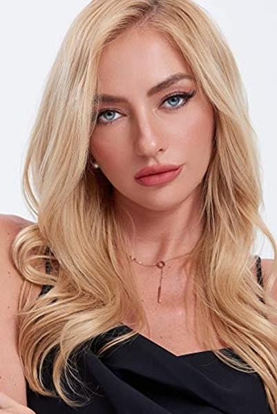 Rizador de pelo Lanvier de 1,25 pulgadas con barril de cerámica de turmalina extralargo, rizador de pelo profesional de hasta 232 °C, voltaje dual para viajes, herramienta para ond