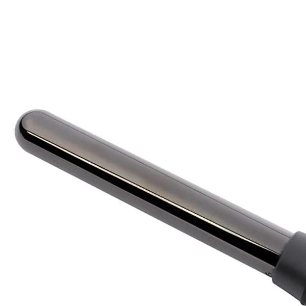 Rizador de titanio L'ANGE HAIR Le Curl | Rizador profesional para todo tipo de cabello | Rizador sin clip | El mejor rizador para rizos definidos y ondas playeras | Negro, 25 mm