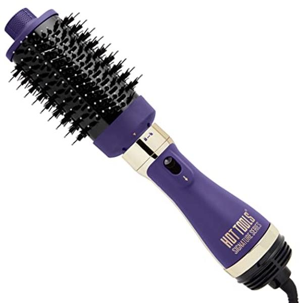 Secador y voluminizador desmontable de un solo paso Hot Tools Pro Signature | Peina, seca y cepilla (1.0 mediano)