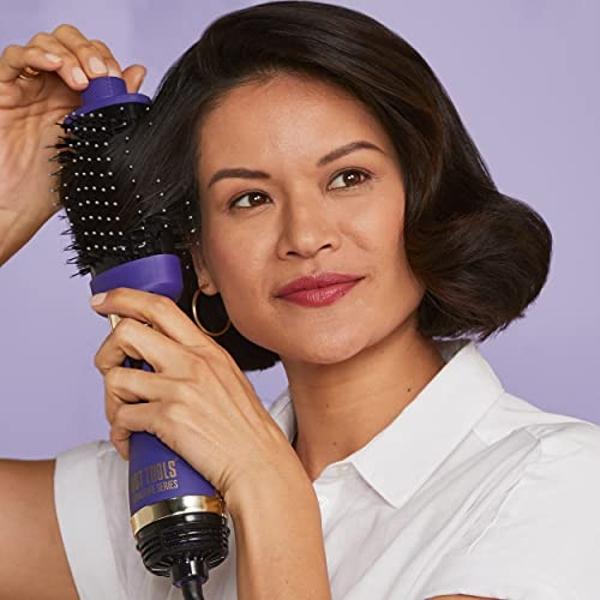 Secador y voluminizador desmontable de un solo paso Hot Tools Pro Signature | Peina, seca y cepilla (1.0 mediano)