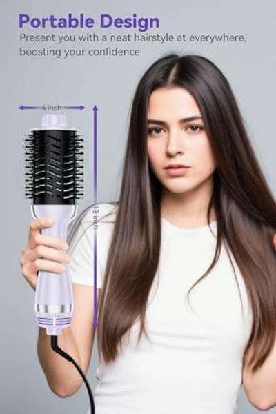 Secador y voluminizador desmontable de un solo paso Hot Tools Pro Signature | Peina, seca y cepilla (1.0 mediano)