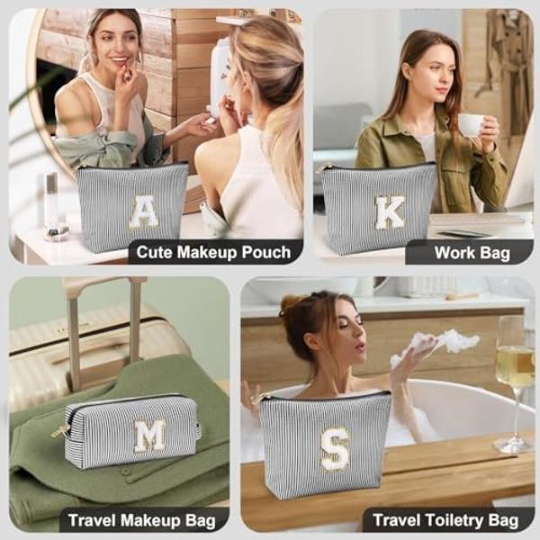 Regalos de agradecimiento para maestras de YOOLIFE para mujeres: idea de regalo de cumpleaños personalizado para maestras, mejores amigas, mamás, damas de honor, neceser grande con