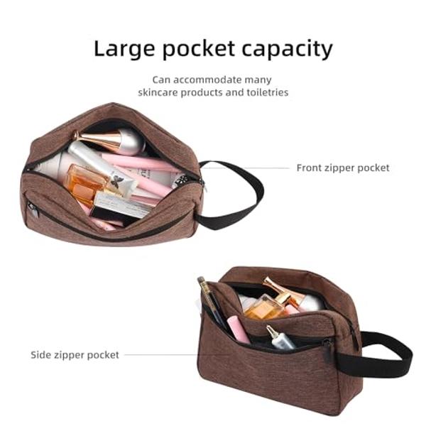 TOPEAST Regalos de cumpleaños para niñas, Neceser de viaje de chenilla con diseño de letras, Organizador de maquillaje, Regalos de dama de honor con monograma, Cosas lindas para ni