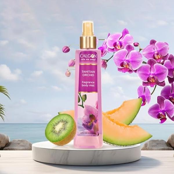 Bruma corporal con fragancia Calgon, orquídea de Tahití, 237 ml