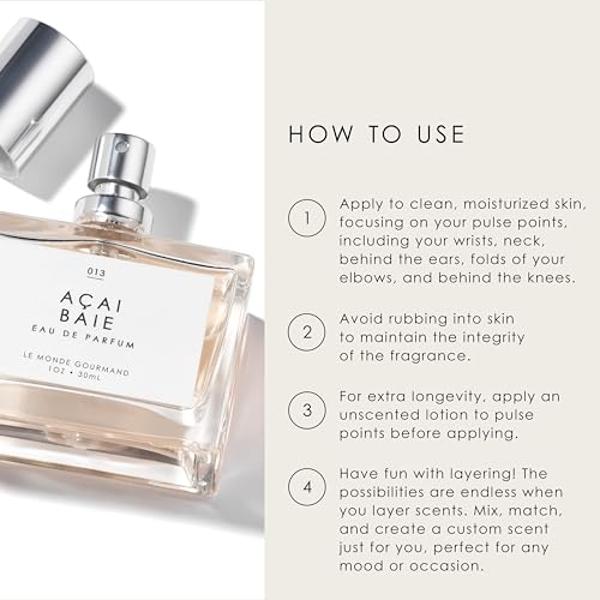 Le Monde Gourmand Thé Matcha Eau de Parfum - 1 fl oz (30 ml) - Notas de perfume de té verde, florales y ámbar