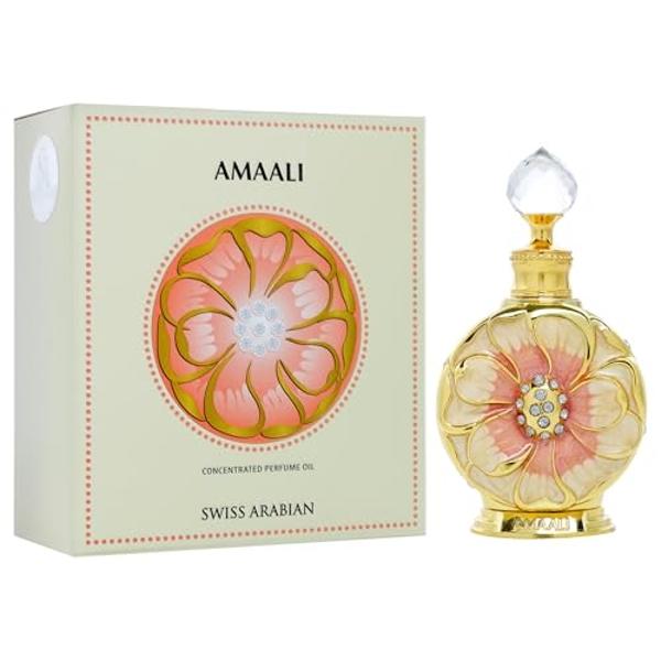 Amaali Árabe Suizo - Productos de lujo de Dubái - Perfume personal en aceite de larga duración y adictivo - Un aroma seductor y exclusivo - 14 g