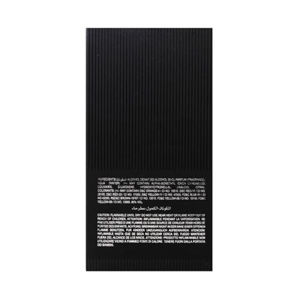 Afnan 9 Pm Eau De Parfum Spray para hombres, 3.4 onzas