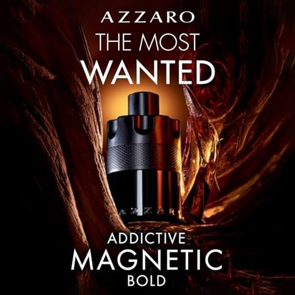 Azzaro The Most Wanted Eau de Parfum Intense - Colonia amaderada y seductora para hombre - Fragancia fougère, ambarada y especiada para una cita nocturna - Duradero - Perfumes de l