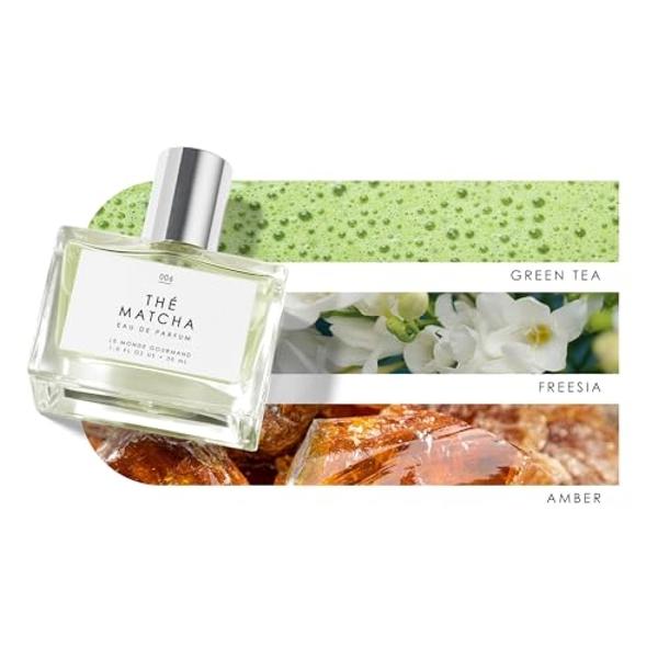 Le Monde Gourmand Thé Matcha Eau de Parfum - 1 fl oz (30 ml) - Notas de perfume de té verde, florales y ámbar
