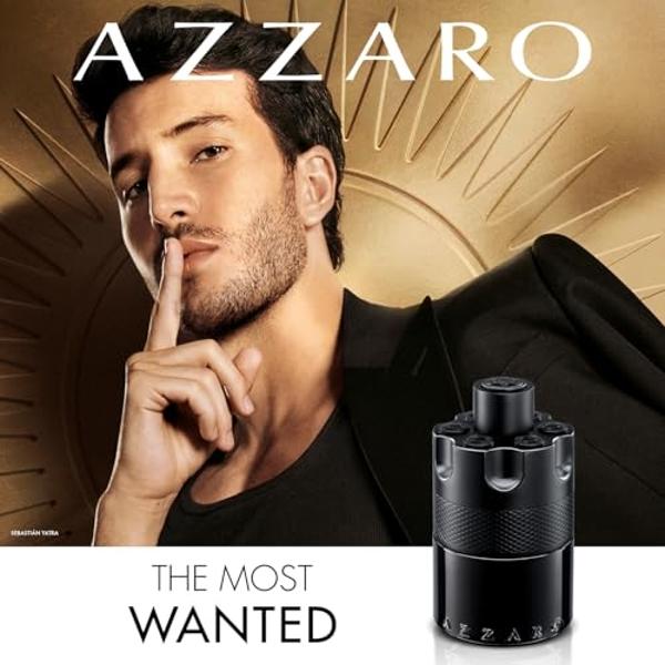 Azzaro The Most Wanted Eau de Parfum Intense - Colonia amaderada y seductora para hombre - Fragancia fougère, ambarada y especiada para una cita nocturna - Duradero - Perfumes de l