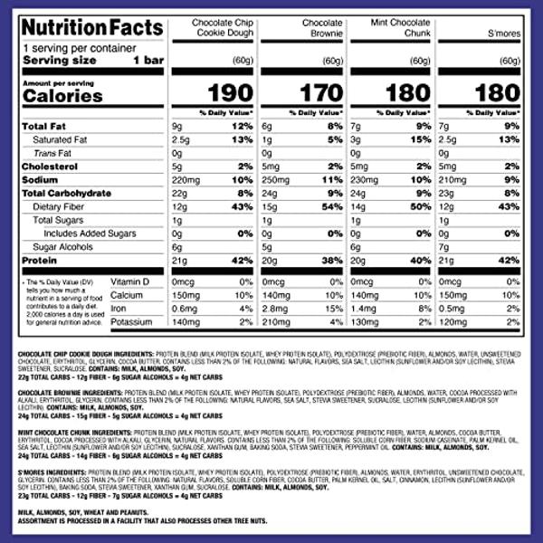 Barras de proteína Quest Nutrition Ultimate Variety Pack, altas en proteínas, bajas en carbohidratos, sin gluten, aptas para dieta cetogénica, 12 unidades
