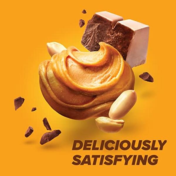 Barras de proteína pura, ricas en proteínas, refrigerios nutritivos para aumentar la energía, bajas en azúcar, sin gluten, sabor a mantequilla de cacahuete y chocolate, 50 g, 12 un