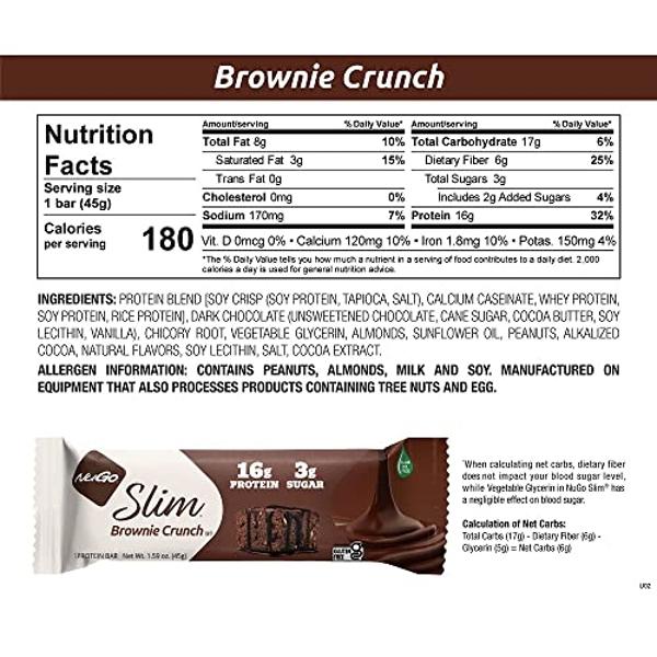 Barras de proteína ONE, sabor a chocolate y almendras, sin gluten, con 20 g de proteína y 1 g de azúcar, producto básico de la despensa, 54 g (paquete de 12), el empaque puede vari